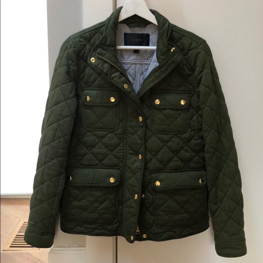 JCrew Quilted Downtown Field Jacket - size S